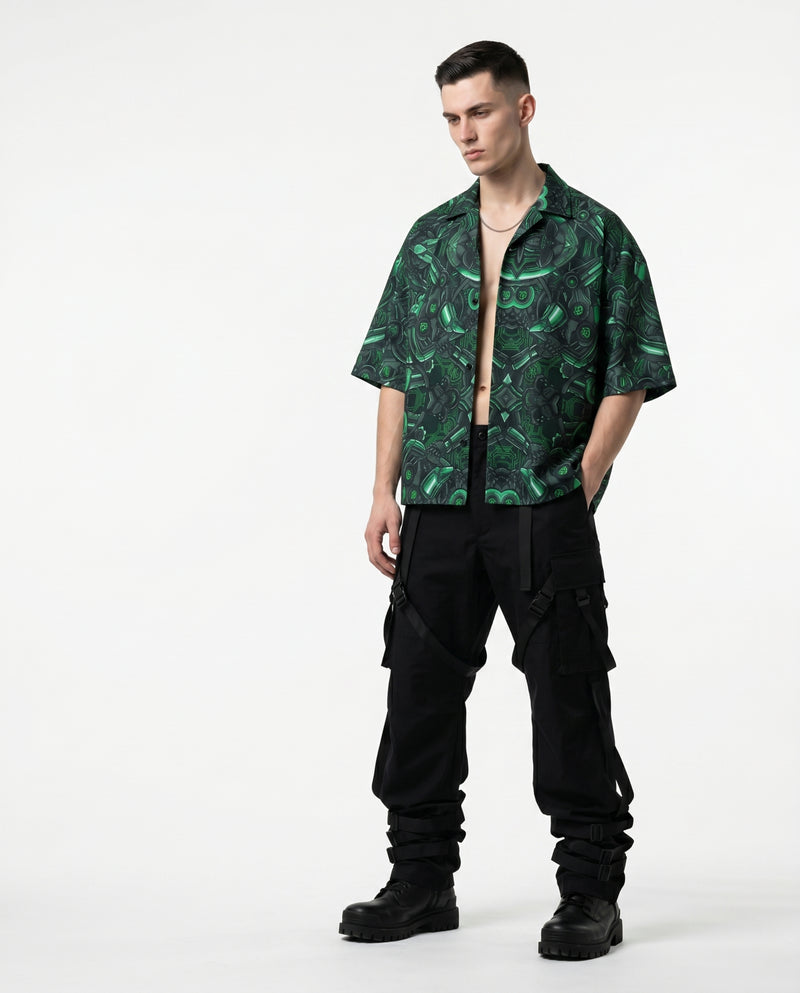 The Cybernetic Boxy-Fit Cuban Shirt