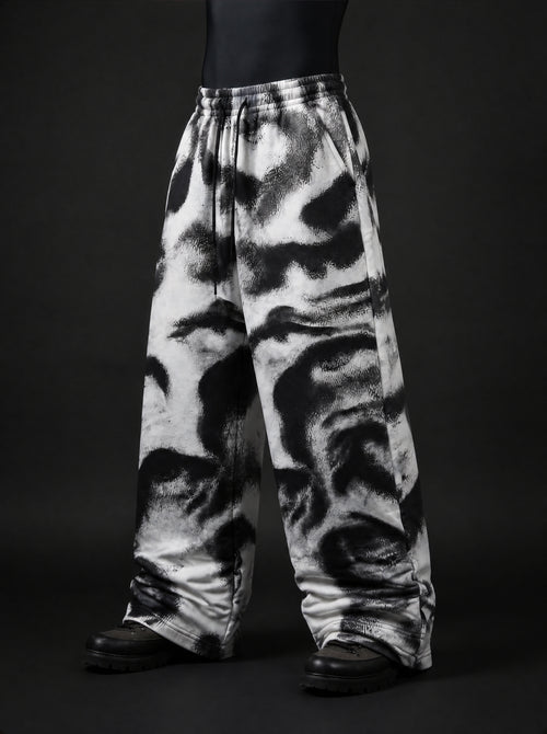 Noir Visage Wide Leg Trousers