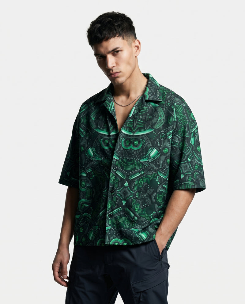 The Cybernetic Boxy-Fit Cuban Shirt