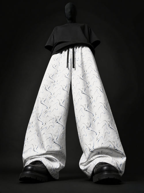 Cloud Drift Wide Leg Trousers.