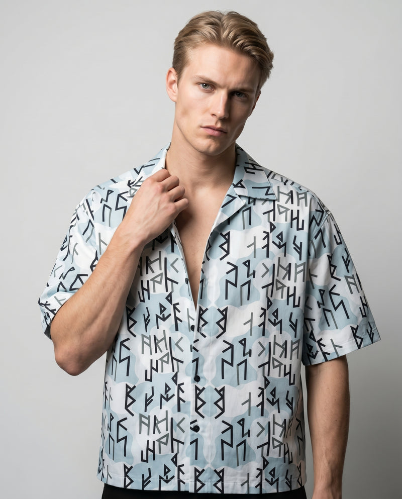The Runic Boxy-Fit Cuban Shirt