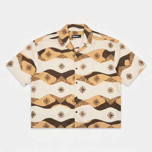 The Compass Boxy-Fit Cuban Shirt