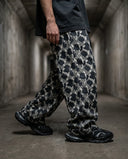 Geometric Symmetry Wide Leg Trousers CLAZZEY