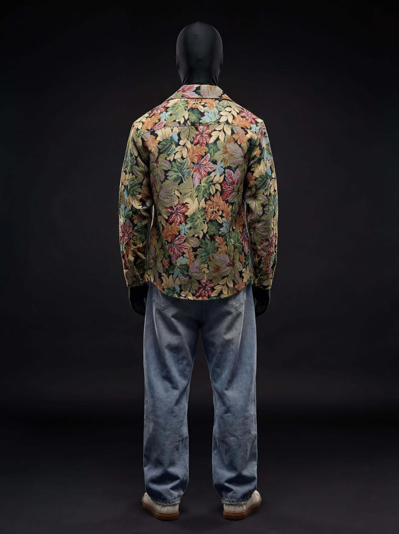 Whispering Leaves Luxury Tapestry Overshirt