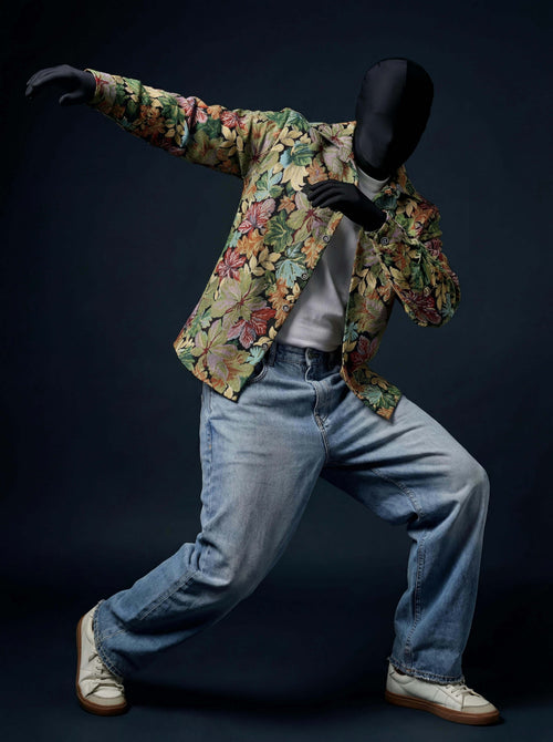 Whispering Leaves Luxury Tapestry Overshirt