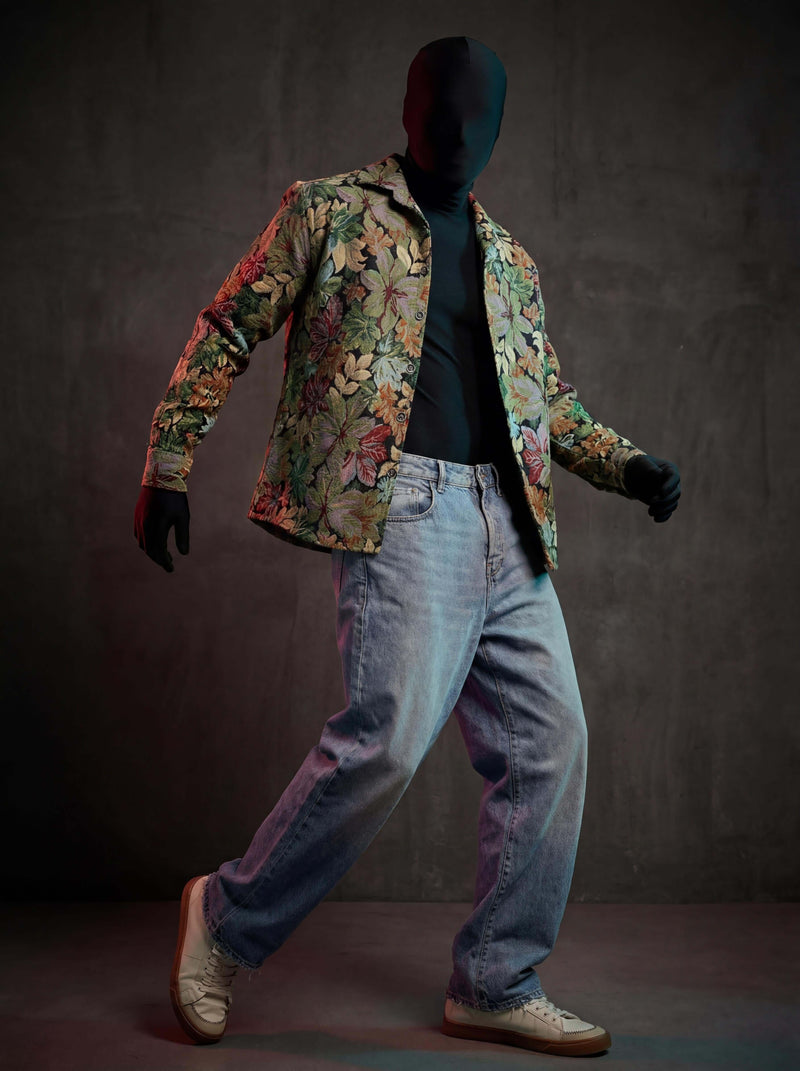 Whispering Leaves Luxury Tapestry Overshirt