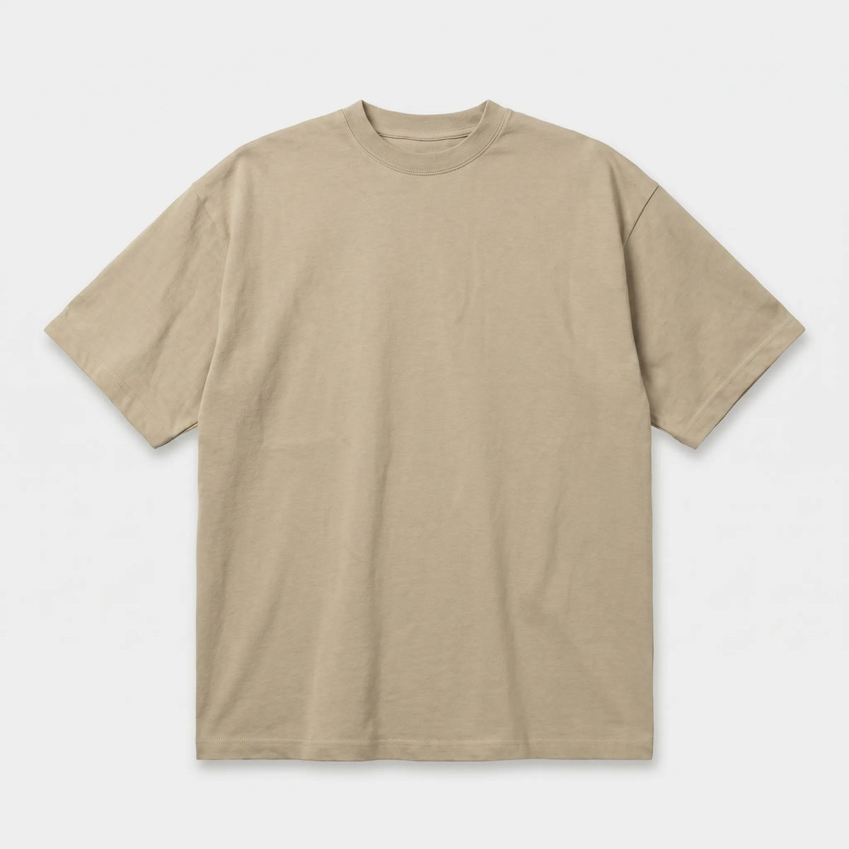 Oversized Heavyweight T-Shirt - Beige