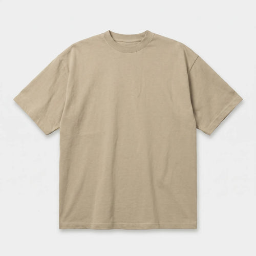 Oversized Heavyweight T-Shirt - Beige