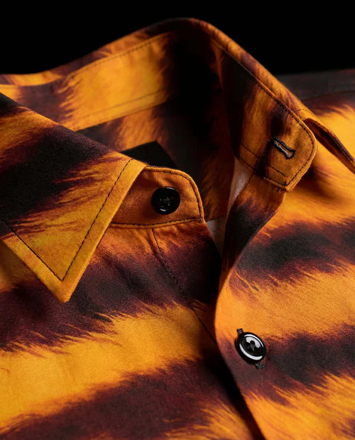 Krakatoa Amber Premium Tiger Cotton Shirt