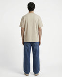 Premium Cotton Relaxed T-Shirt Beige CLAZZEY