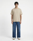 Premium Cotton Relaxed T-Shirt Beige CLAZZEY