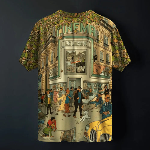 Hustle and Bustle Printed Tee