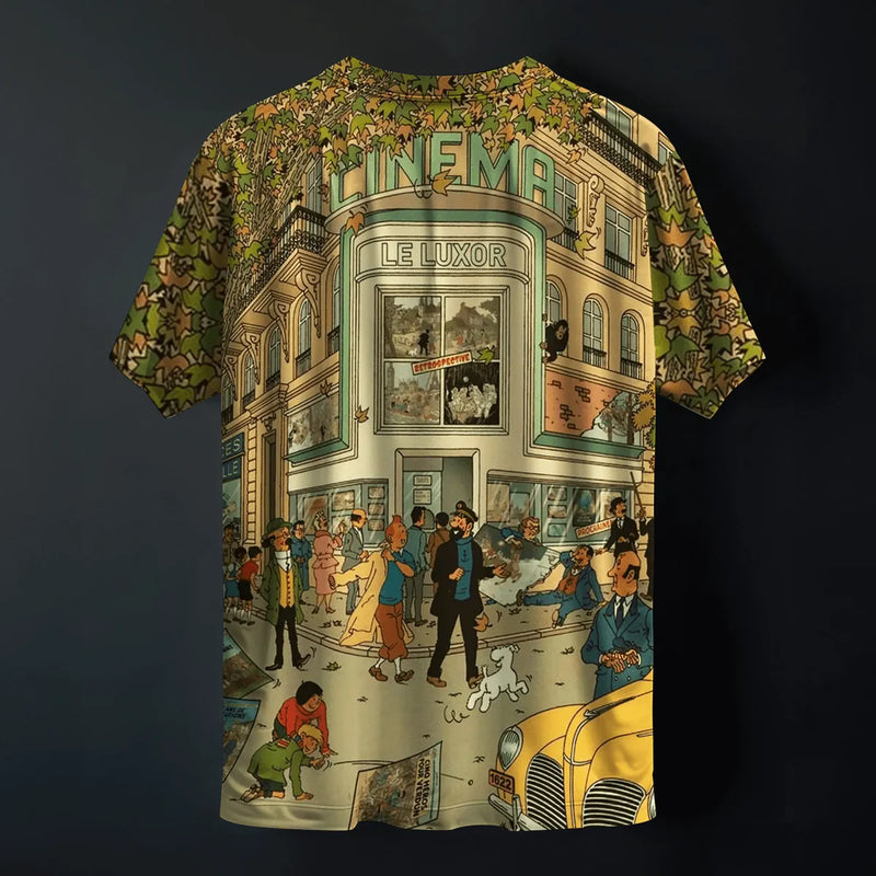 Hustle and Bustle Printed Tee