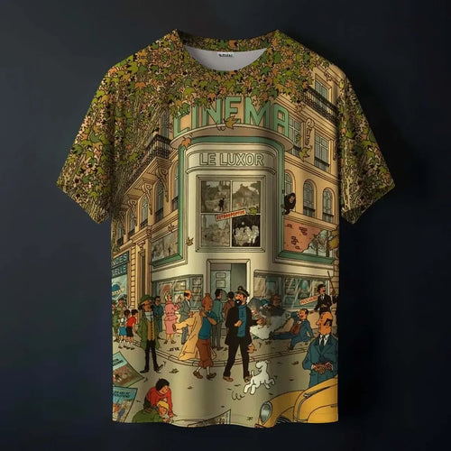 Hustle and Bustle Printed Tee