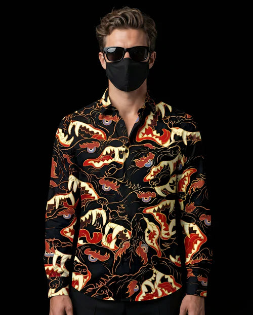 Trench Beast Premium Oni Cotton Shirt
