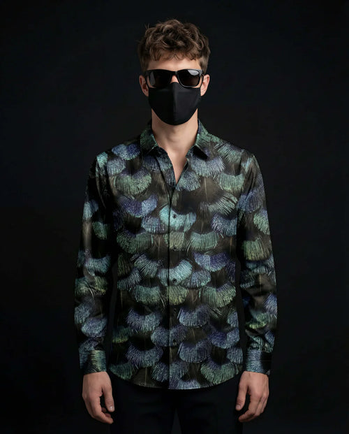Viper Void Premium Iridescent Cotton Shirt