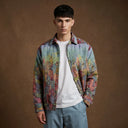 Skyline Dreams Luxury Tapestry Overshirt CLAZZEY