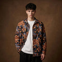 Baroque Bloom Luxury Tapestry Overshirt CLAZZEY