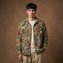 Whispering Leaves Luxury Tapestry Overshirt CLAZZEY