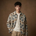 Rajwada Feathers Luxury Tapestry Overshirt CLAZZEY