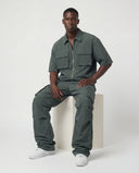Teal Utility Zip Co-ord // Tech-Nylon Series CLAZZEY