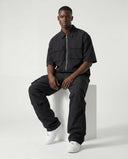 Black Utility Zip Co-ord // Tech-Nylon Series CLAZZEY