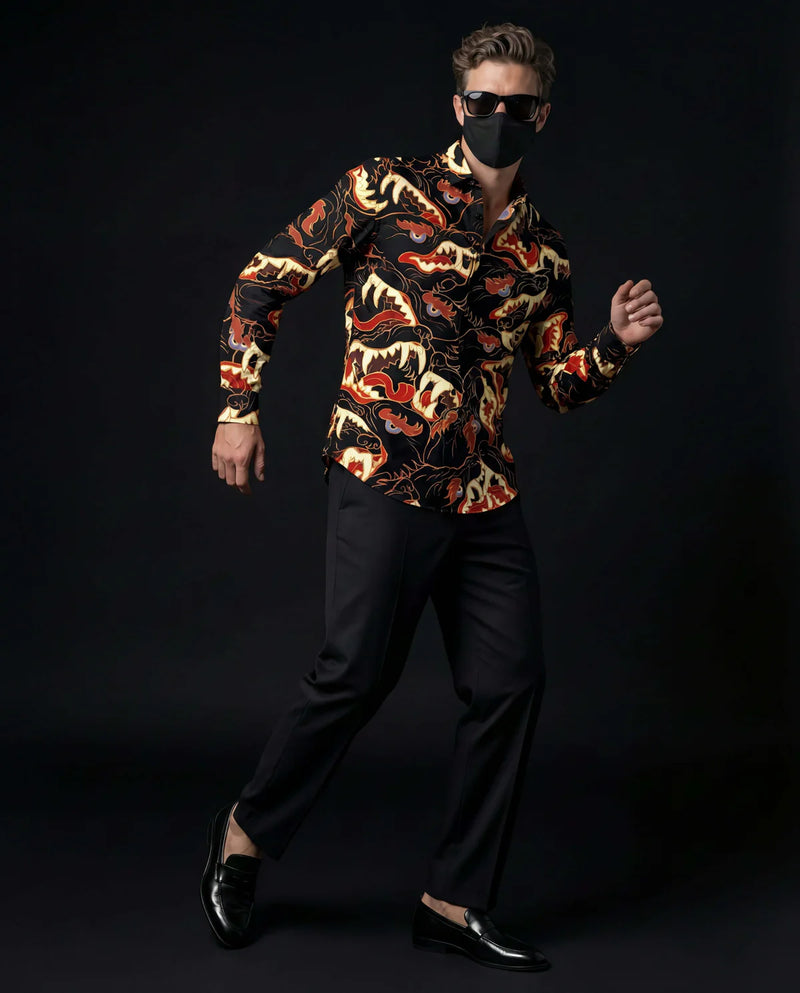 Trench Beast Premium Oni Cotton Shirt