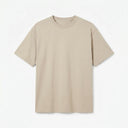 Premium Cotton Relaxed T-Shirt Beige CLAZZEY