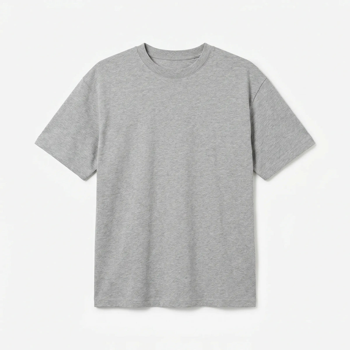 Premium Cotton Relaxed T-Shirt Grey