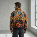 Abstract Savanna Signature Fur-Lined Zip-Up Jacket CLAZZEY