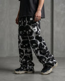 Spectral Skull Wide Leg Trousers CLAZZEY