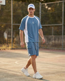 Steel Blue Club-Terry Luxury Co-ord Set CLAZZEY