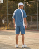 Steel Blue Club-Terry Luxury Co-ord Set CLAZZEY