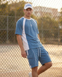 Steel Blue Club-Terry Luxury Co-ord Set CLAZZEY