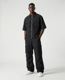 Black Utility Zip Co-ord // Tech-Nylon Series CLAZZEY
