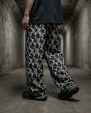 Geometric Symmetry Wide Leg Trousers CLAZZEY