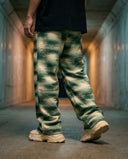 Glitch Moss Wide Leg Trousers CLAZZEY