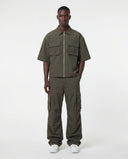 Olive Utility Zip Co-ord // Tech-Nylon Series CLAZZEY
