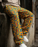Neon Mosaic Wide Leg Trousers CLAZZEY