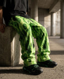 Neon Inferno Wide Leg Trousers CLAZZEY