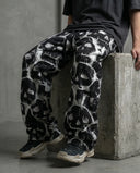 Spectral Skull Wide Leg Trousers CLAZZEY