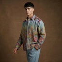 Skyline Dreams Luxury Tapestry Overshirt CLAZZEY