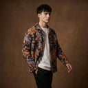 Baroque Bloom Luxury Tapestry Overshirt CLAZZEY