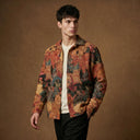 Solar Symphony Luxury Tapestry Overshirt CLAZZEY