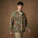 Whispering Leaves Luxury Tapestry Overshirt CLAZZEY