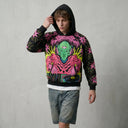 Neon Alien DJ Signature Baggy Hoodie CLAZZEY
