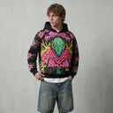 Neon Alien DJ Signature Baggy Hoodie CLAZZEY