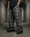 Geometric Symmetry Wide Leg Trousers CLAZZEY