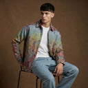 Skyline Dreams Luxury Tapestry Overshirt CLAZZEY