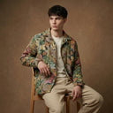 Whispering Leaves Luxury Tapestry Overshirt CLAZZEY